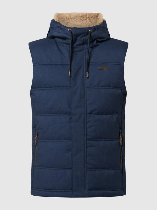 Ragwear Steppweste Mit Kapuze Modell 'Seto' - Wasserdicht - Dunkelblau Meliert 2 Ragwear Steppweste Mit Kapuze Modell 'Seto' - Wasserdicht - Dunkelblau Meliert – Bild 2