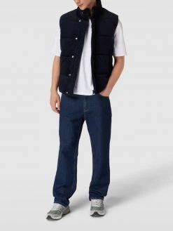 Tommy Hilfiger Shop 22 Marc O'Polo Denim Steppweste Aus Cord Modell 'Corduroy Outdoor Vest' - Marineblau