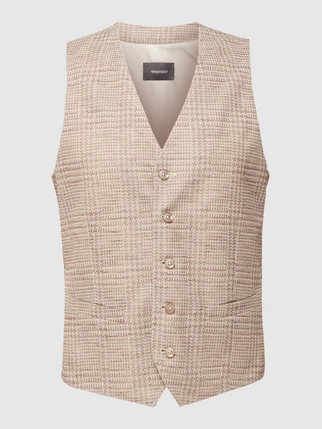 MCNEAL Weste Mit Allover-Muster - Beige 2 MCNEAL Weste Mit Allover-Muster - Beige – Bild 2