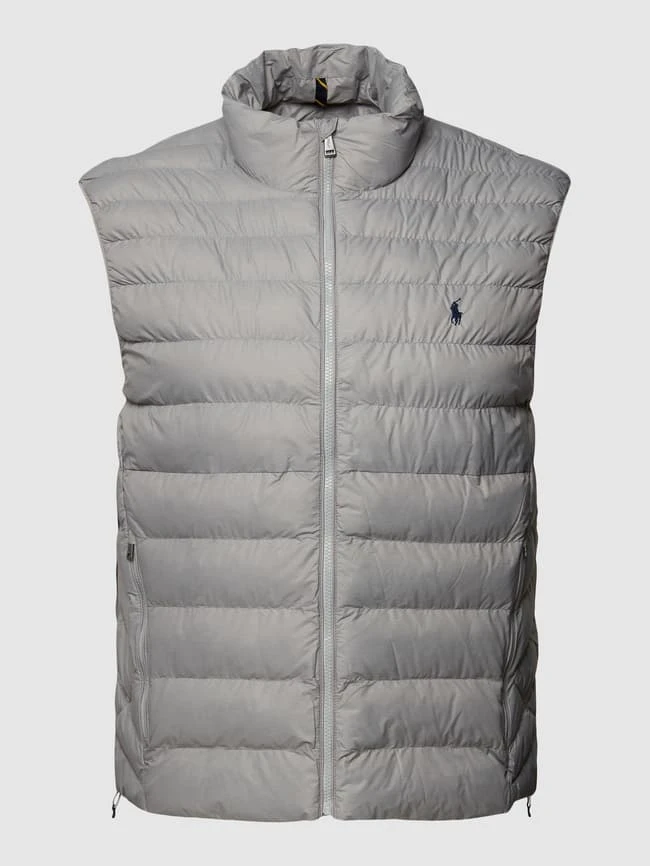 Polo Ralph Lauren Big & Tall PLUS SIZE Steppweste Mit Label-Stitching Modell 'TERRA VEST' - Hellgrau 2 Polo Ralph Lauren Big & Tall PLUS SIZE Steppweste Mit Label-Stitching Modell 'TERRA VEST' - Hellgrau – Bild 2