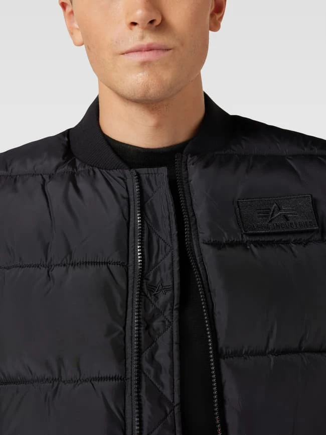 Alpha Industries Steppweste Mit Label-Patch Modell 'Puffer' - Schwarz 3 Alpha Industries Steppweste Mit Label-Patch Modell 'Puffer' - Schwarz – Bild 3
