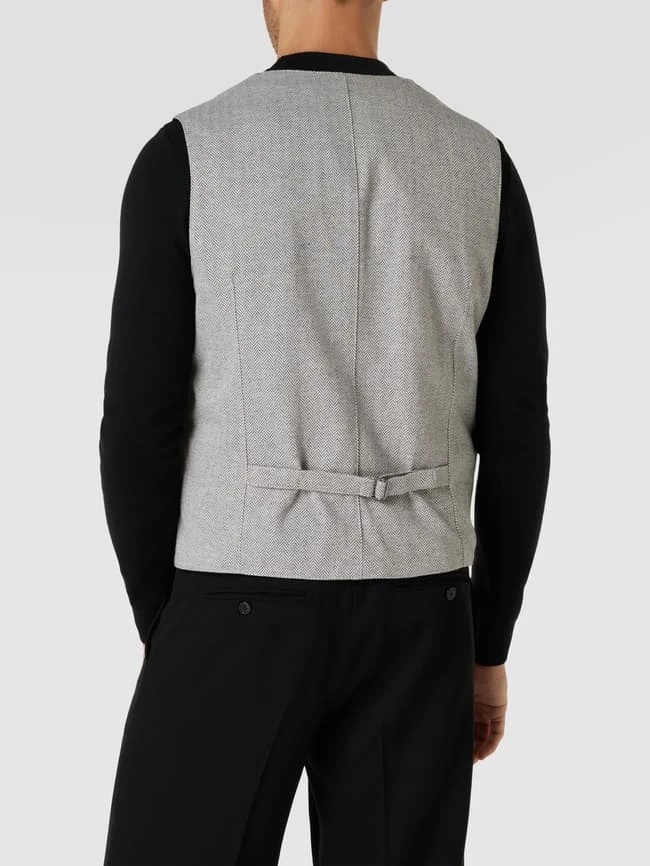 Christian Berg Men Weste Mit Eingrifftaschen - Hellgrau 5 Christian Berg Men Weste Mit Eingrifftaschen - Hellgrau – Bild 5