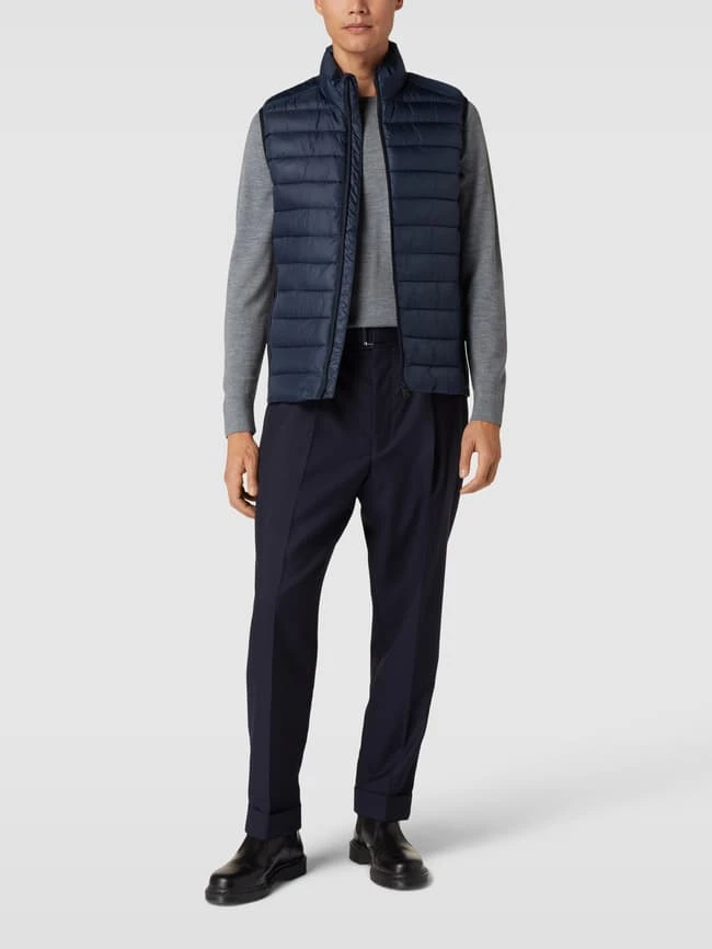 CK Calvin Klein Steppweste Mit Reißverschlusstaschen - Marineblau 1 CK Calvin Klein Steppweste Mit Reißverschlusstaschen - Marineblau