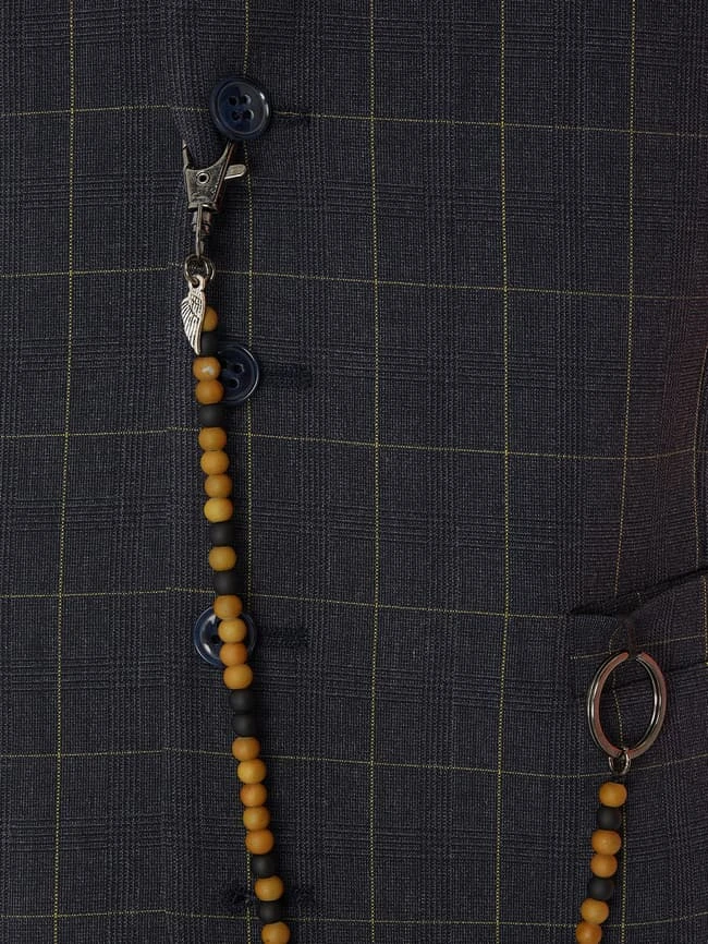 Cinque Slim Fit Weste Mit Reverskragen Modell 'Civiz' - Marineblau 2 Cinque Slim Fit Weste Mit Reverskragen Modell 'Civiz' - Marineblau – Bild 2