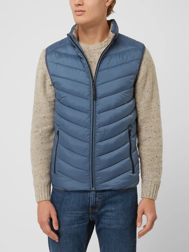 Tom Tailor Light-Steppweste Mit Reißverschlusstaschen - Rauchblau 4 Tom Tailor Light-Steppweste Mit Reißverschlusstaschen - Rauchblau – Bild 4