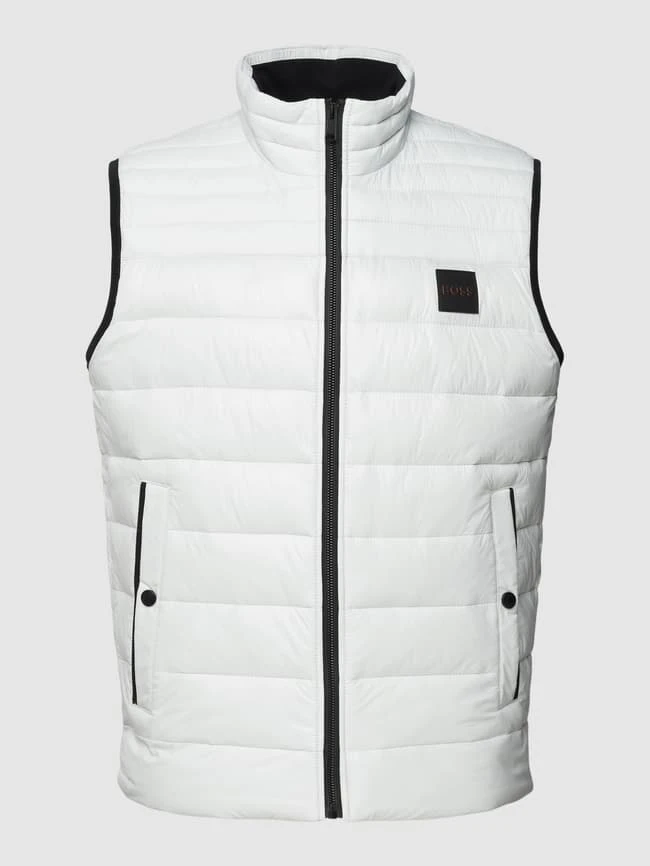 BOSS Casualwear Steppweste Mit Label-Patch Modell 'Odeno' - Mint 2 BOSS Casualwear Steppweste Mit Label-Patch Modell 'Odeno' - Mint – Bild 2
