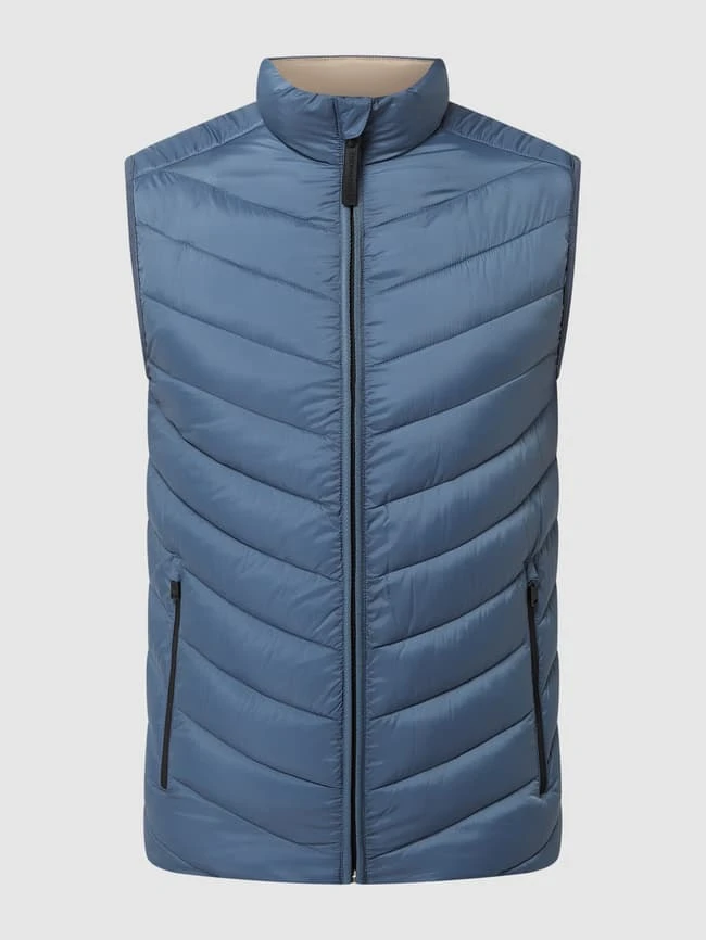 Tom Tailor Light-Steppweste Mit Reißverschlusstaschen - Rauchblau 2 Tom Tailor Light-Steppweste Mit Reißverschlusstaschen - Rauchblau – Bild 2