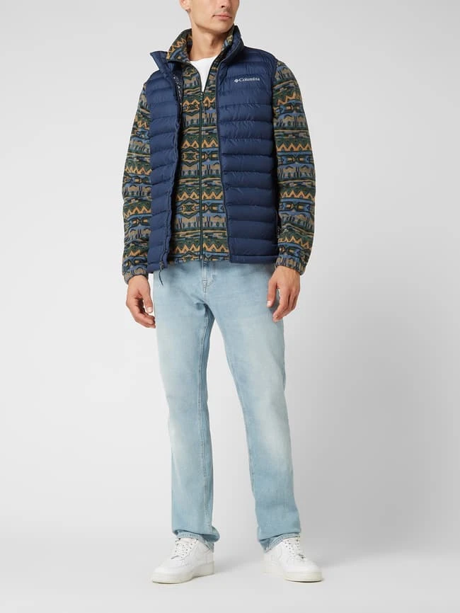 Columbia Steppweste Mit Stehkragen - Marineblau 1 Columbia Steppweste Mit Stehkragen - Marineblau