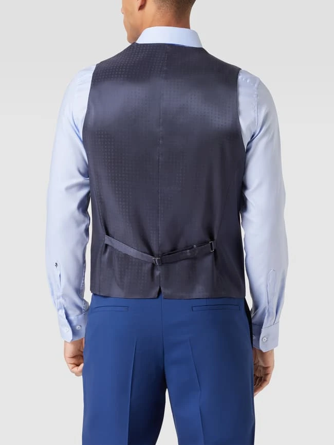 BOSS Weste Mit Paspeltaschen Modell 'Huge Vest' - Marineblau 5 BOSS Weste Mit Paspeltaschen Modell 'Huge Vest' - Marineblau – Bild 5