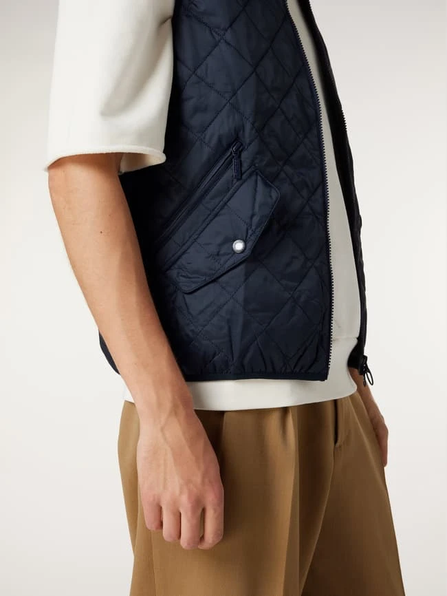 Barbour Steppweste Mit Label-Stitching Modell 'CHELSEA GILET' - Marineblau 3 Barbour Steppweste Mit Label-Stitching Modell 'CHELSEA GILET' - Marineblau – Bild 3