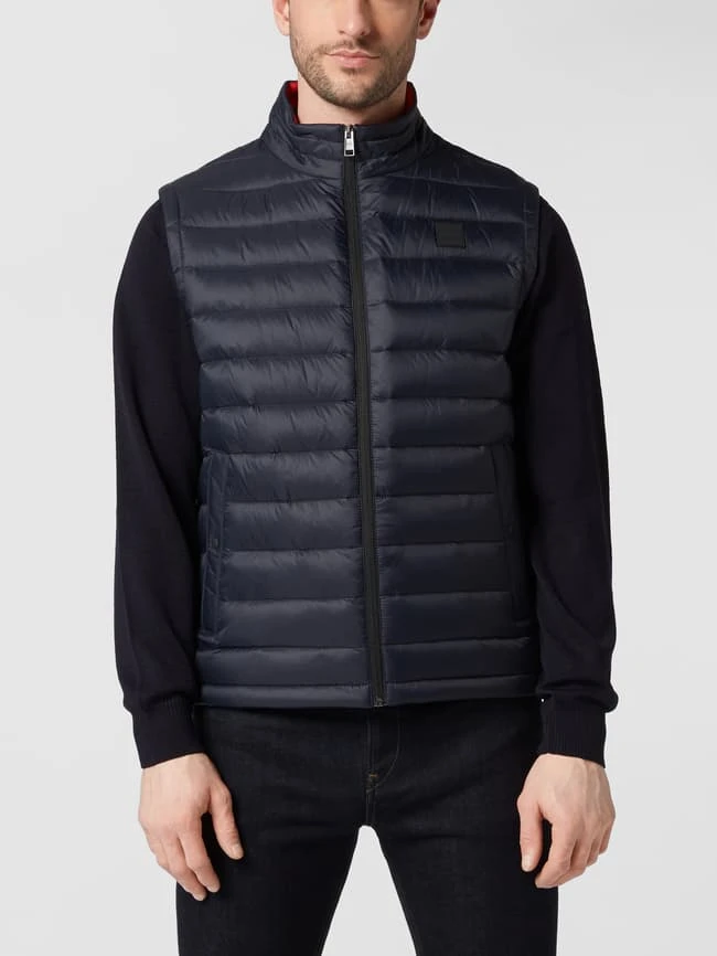 BOSS Steppweste Mit Eingrifftaschen Modell 'Chroma' - Marineblau 4 BOSS Steppweste Mit Eingrifftaschen Modell 'Chroma' - Marineblau – Bild 4