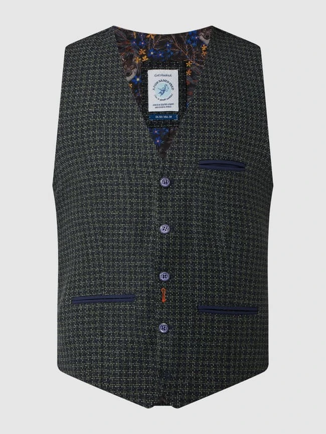 A Fish Named Fred Weste Mit Woll-Anteil - Grün 2 A Fish Named Fred Weste Mit Woll-Anteil - Grün – Bild 2