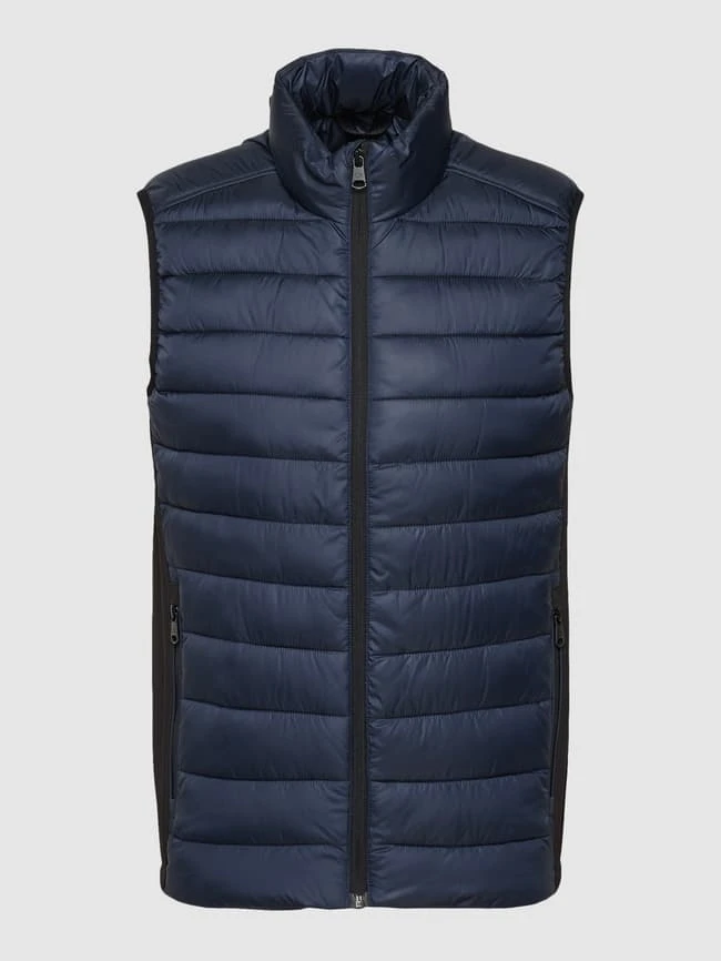 CK Calvin Klein Steppweste Mit Reißverschlusstaschen - Marineblau 2 CK Calvin Klein Steppweste Mit Reißverschlusstaschen - Marineblau – Bild 2