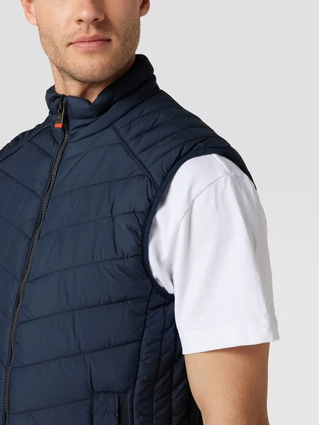 Tom Tailor Steppweste Mit Stehkragen - Marineblau 3 Tom Tailor Steppweste Mit Stehkragen - Marineblau – Bild 3