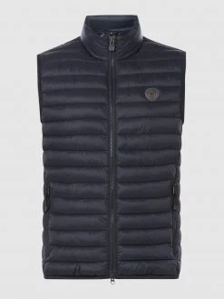 Marc O'Polo Steppweste Mit Leichter Wattierung - Marineblau
