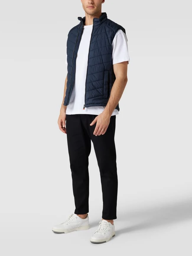 Tom Tailor Steppweste Mit Stehkragen - Marineblau 1 Tom Tailor Steppweste Mit Stehkragen - Marineblau