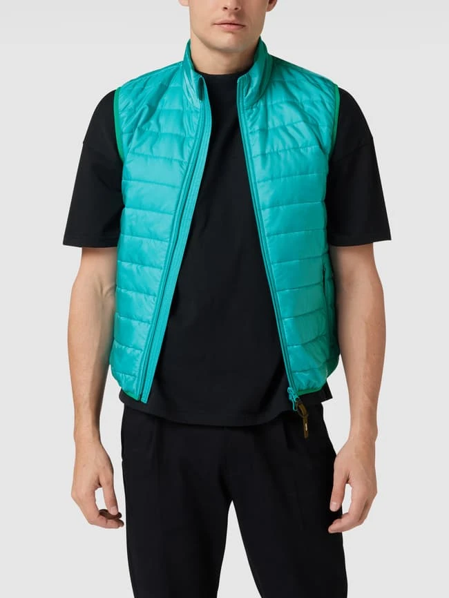 Aspesi Steppweste Mit Zweiwege-Reißverschluss - Hellblau 4 Aspesi Steppweste Mit Zweiwege-Reißverschluss - Hellblau – Bild 4