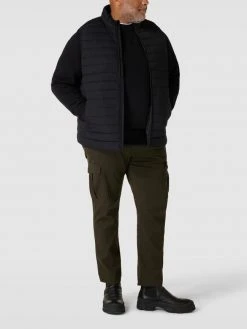 Jack & Jones Plus PLUS SIZE Steppweste Mit Stehkragen - Schwarz