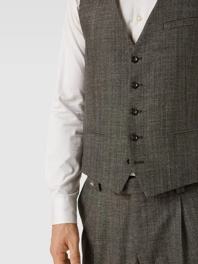 Cinque Weste Mit Paspeltaschen Modell 'Vitra' - Taupe 3 Cinque Weste Mit Paspeltaschen Modell 'Vitra' - Taupe – Bild 3