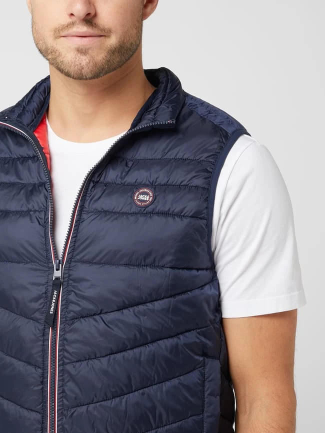 Jack & Jones Steppweste Mit Stehkragen Modell 'Hero' - Dunkelblau 3 Jack & Jones Steppweste Mit Stehkragen Modell 'Hero' - Dunkelblau – Bild 3