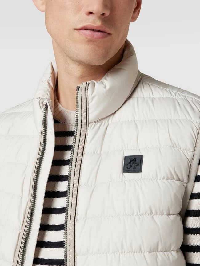 Marc O'Polo Steppweste Mit Label-Patch Modell 'Lightdown' - Silber 3 Marc O'Polo Steppweste Mit Label-Patch Modell 'Lightdown' - Silber – Bild 3