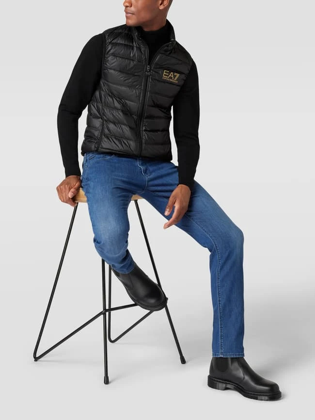 EA7 Emporio Armani Daunenweste Mit Label-Print - Schwarz 1 EA7 Emporio Armani Daunenweste Mit Label-Print - Schwarz