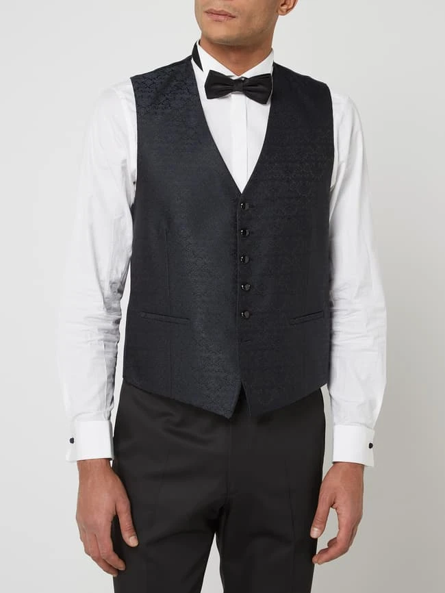 Wilvorst Weste Mit Woll-Anteil - Dunkelblau 4 Wilvorst Weste Mit Woll-Anteil - Dunkelblau – Bild 4