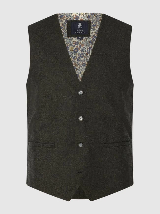 Seidenfalter Weste, Fliege Und Einstecktuch Im Set - Grün 1 Seidenfalter Weste, Fliege Und Einstecktuch Im Set - Grün