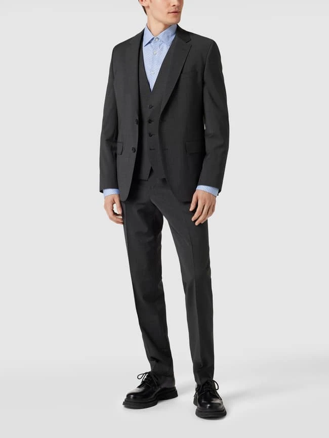 BOSS Weste Mit Paspeltaschen - Anthrazit 1 BOSS Weste Mit Paspeltaschen - Anthrazit