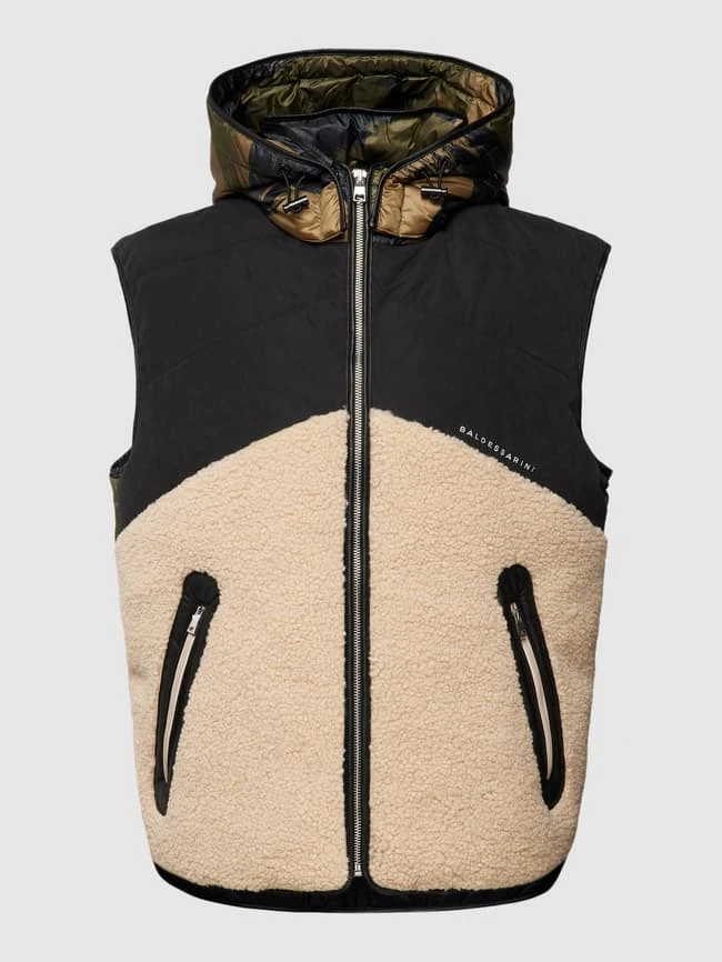 Baldessarini Steppweste Mt Teddyfellbesatz Modell 'Lenny' - Schwarz 2 Baldessarini Steppweste Mt Teddyfellbesatz Modell 'Lenny' - Schwarz – Bild 2