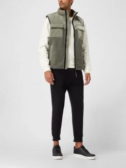 Tom Tailor Weste Aus Teddyfell - Ecru