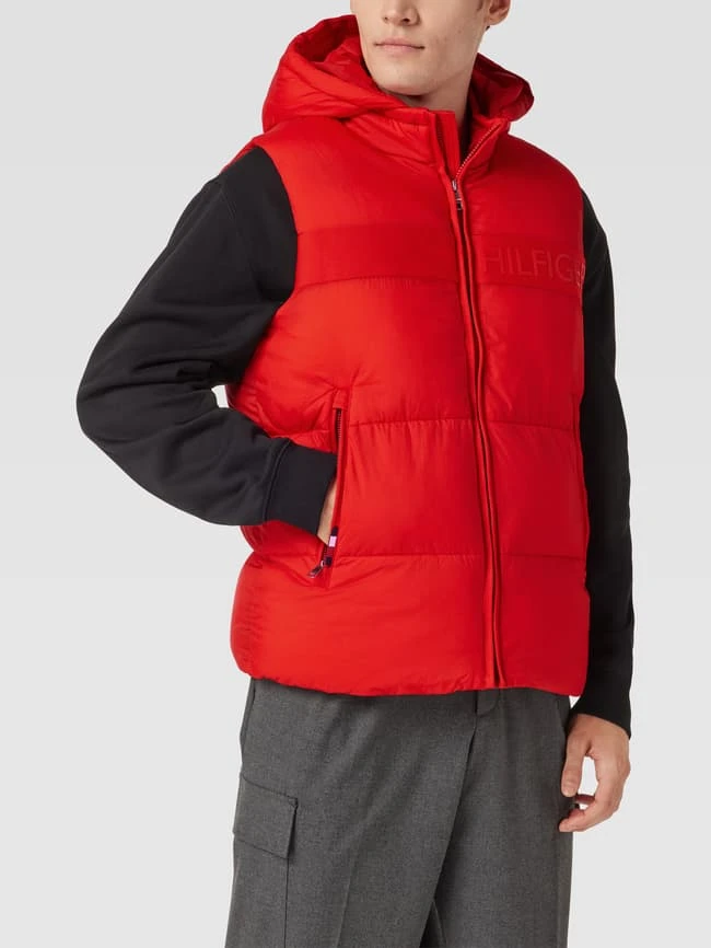 Tommy Hilfiger Steppweste Mit Label-Print Modell 'LOFT' - Orange 4 Tommy Hilfiger Steppweste Mit Label-Print Modell 'LOFT' - Orange – Bild 4