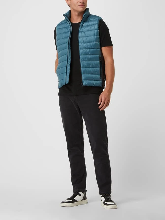 CK Calvin Klein Light-Steppweste Mit Stehkragen - Petrol 1 CK Calvin Klein Light-Steppweste Mit Stehkragen - Petrol