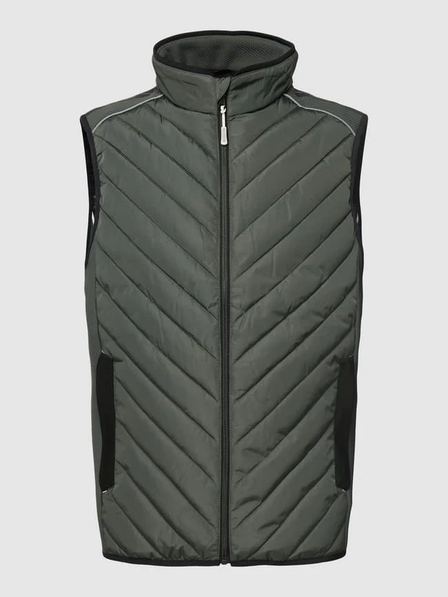 MCNEAL Steppweste Mit Reflektorstreifen - Dunkelgrau 2 MCNEAL Steppweste Mit Reflektorstreifen - Dunkelgrau – Bild 2