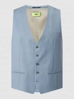 Cinque Weste Mit Stretch-Anteil Modell 'Cimonopoli' - Hellblau