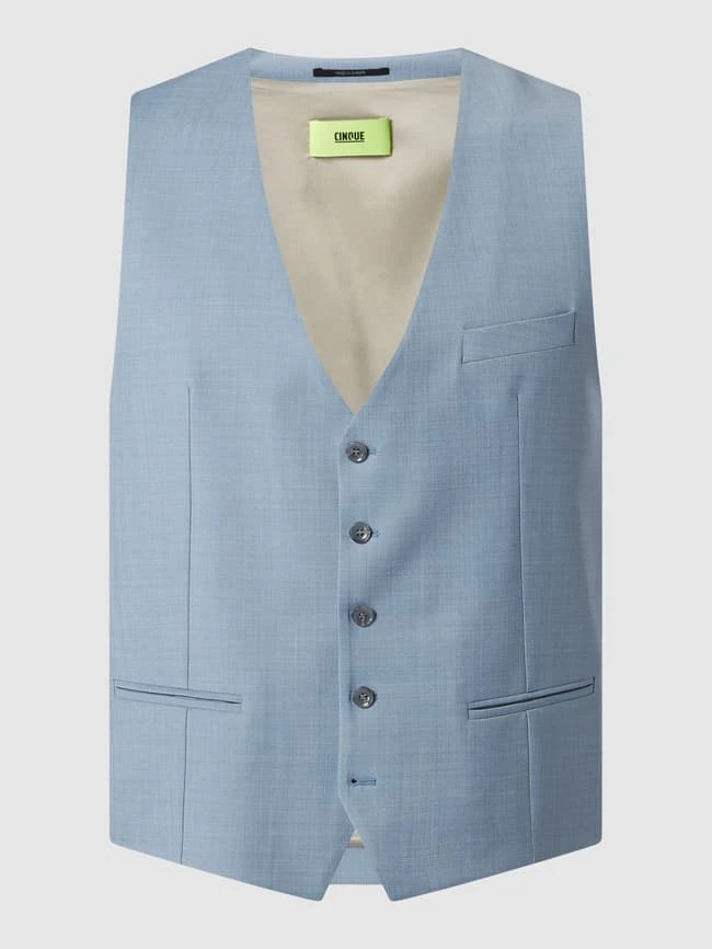 Cinque Weste Mit Stretch-Anteil Modell 'Cimonopoli' - Hellblau 1 Cinque Weste Mit Stretch-Anteil Modell 'Cimonopoli' - Hellblau