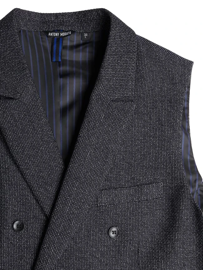 Antony Morato Slim Fit Weste Mit Stretch-Anteil - Royalblau 3 Antony Morato Slim Fit Weste Mit Stretch-Anteil - Royalblau – Bild 3