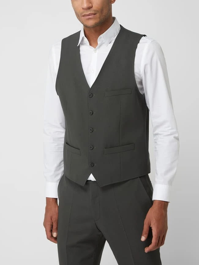 Roy Robson Weste Mit Stretch-Anteil - Dunkelgrün 4 Roy Robson Weste Mit Stretch-Anteil - Dunkelgrün – Bild 4