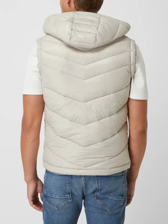 Guess Steppweste Mit Abnehmbarer Kapuze - Wasserabweisend - Hellgrau 6 Guess Steppweste Mit Abnehmbarer Kapuze - Wasserabweisend - Hellgrau – Bild 6