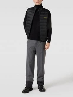 Barbour Steppweste Mit Label-Patch - Schwarz