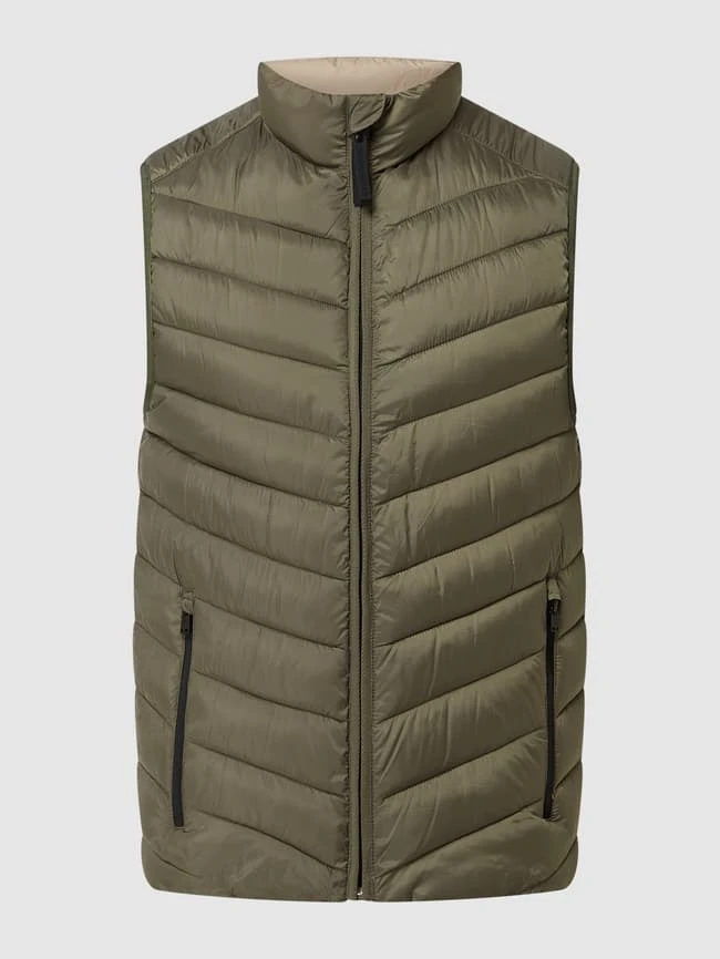 Tom Tailor Light-Steppweste Mit Reißverschlusstaschen - Olivgrün 2 Tom Tailor Light-Steppweste Mit Reißverschlusstaschen - Olivgrün – Bild 2