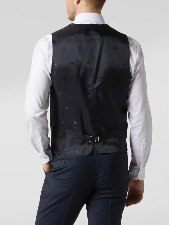 Roy Robson Weste Aus Schurwollmischung - Marineblau 5 Roy Robson Weste Aus Schurwollmischung - Marineblau – Bild 5