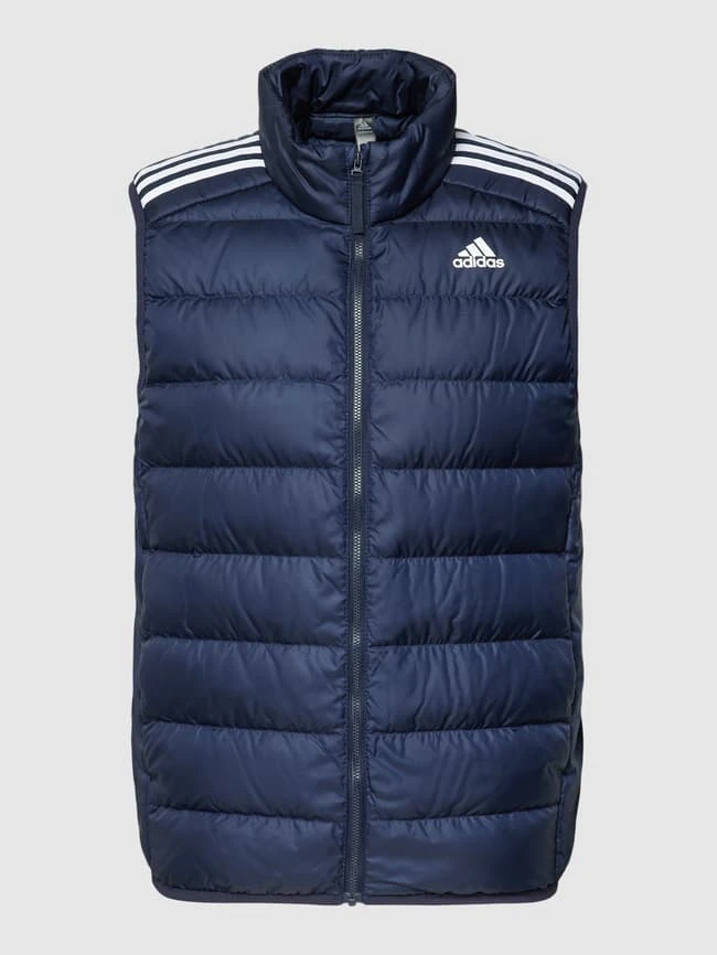 ADIDAS SPORTSWEAR Daunenweste Mit Stehkragen Modell 'ESS Down Vest' - Marineblau 2 ADIDAS SPORTSWEAR Daunenweste Mit Stehkragen Modell 'ESS Down Vest' - Marineblau – Bild 2