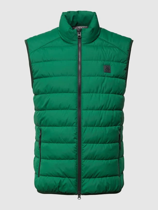 Marc O'Polo Regular Fit Steppweste Mit Stehkragen - Grün 2 Marc O'Polo Regular Fit Steppweste Mit Stehkragen - Grün – Bild 2