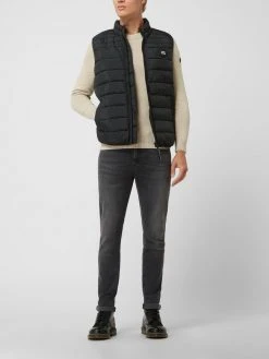 Pepe Jeans Steppweste Mit Stehkragen Modell 'Jack' - Schwarz