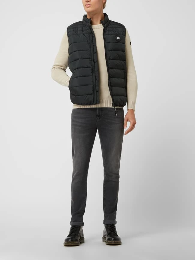 Pepe Jeans Steppweste Mit Stehkragen Modell 'Jack' - Schwarz 1 Pepe Jeans Steppweste Mit Stehkragen Modell 'Jack' - Schwarz