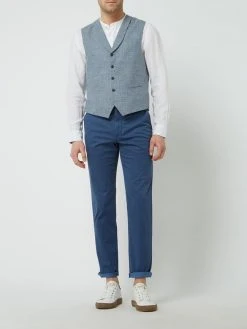 CG - Club Of Gents Weste Aus Baumwolle Modell 'Paddy' - Marineblau