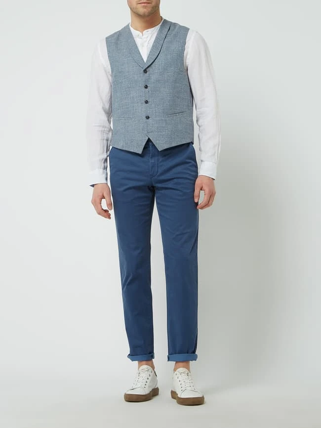 CG - Club Of Gents Weste Aus Baumwolle Modell 'Paddy' - Marineblau 1 CG - Club Of Gents Weste Aus Baumwolle Modell 'Paddy' - Marineblau