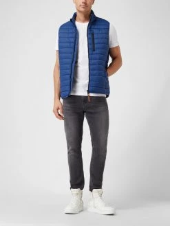 Camel Active Light-Steppweste Mit Reißverschlusstaschen - Blau