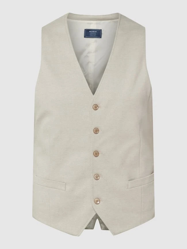 MCNEAL Weste Mit Eingrifftaschen - Beige 2 MCNEAL Weste Mit Eingrifftaschen - Beige – Bild 2